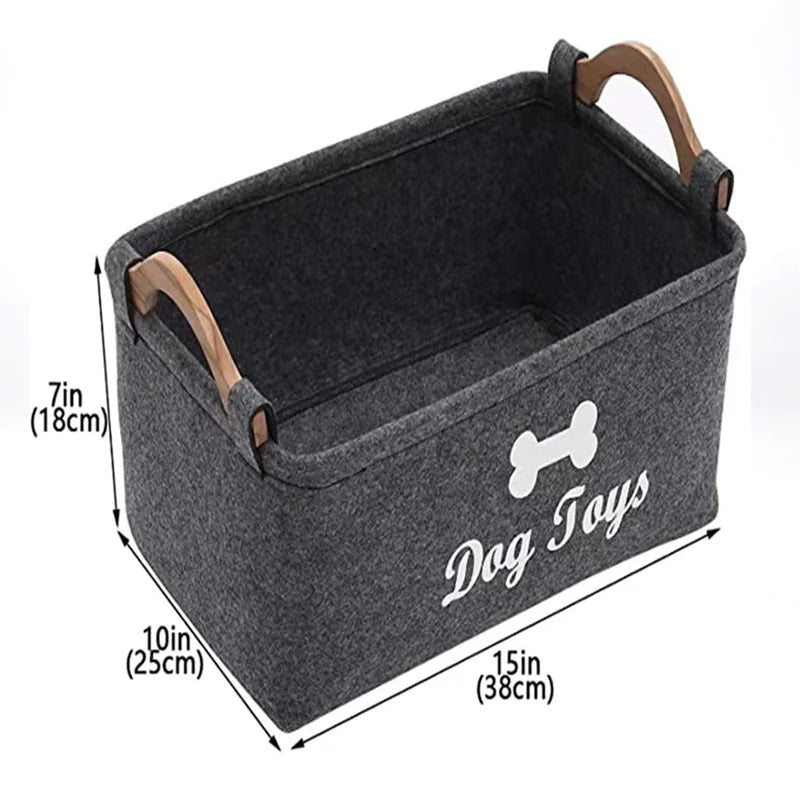 Felt Dog Supplies Organizer