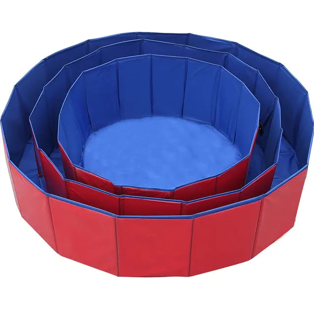 Portable Pet Pool: Foldable & Durable
